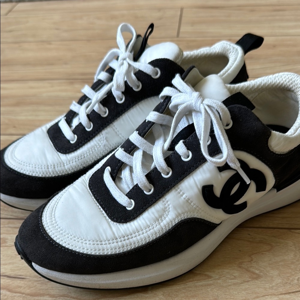 Chanel Monochrome Athletic Shoes